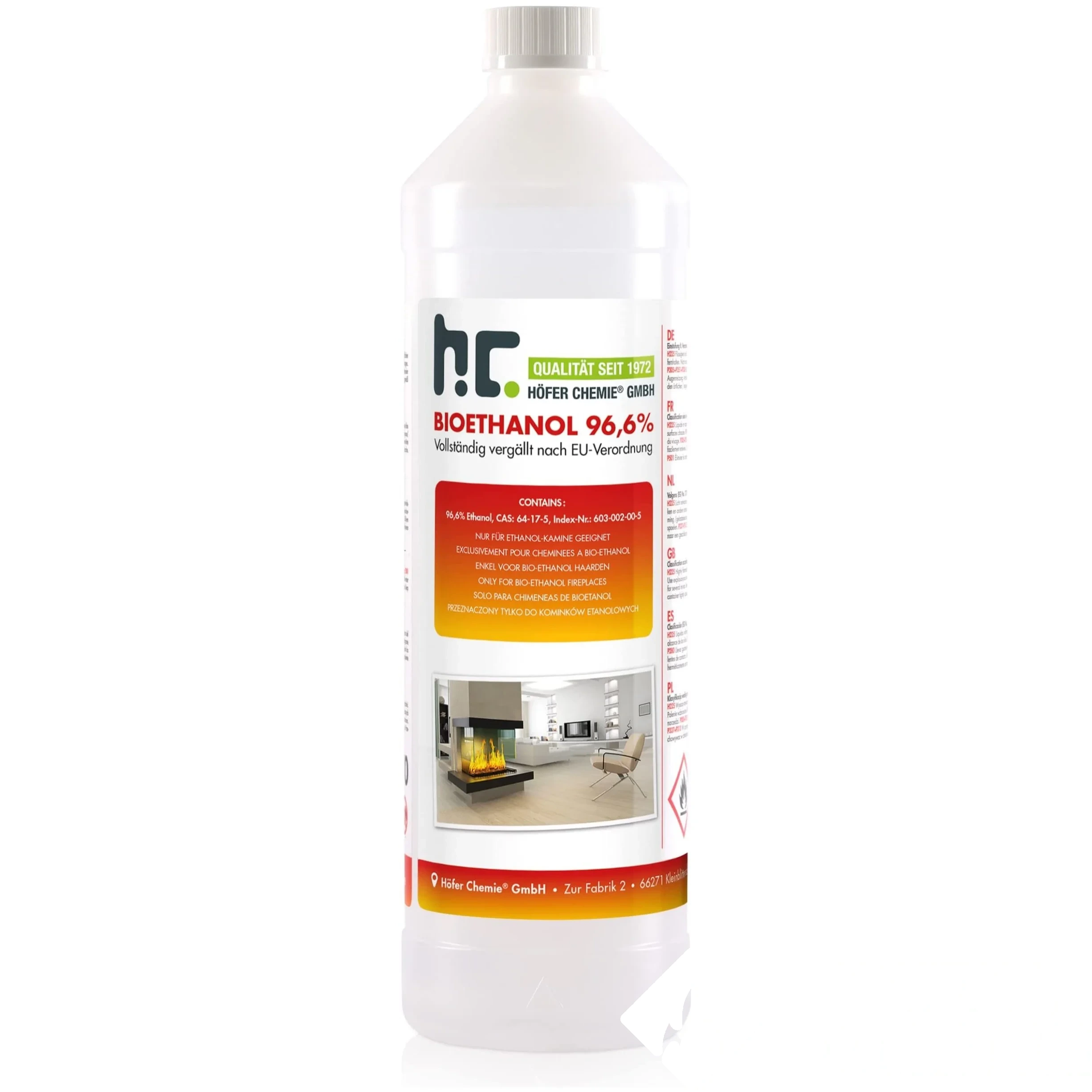 Allume feu végétal économique - 1 L