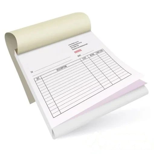Facturier Neutre - Carnet autocopiant