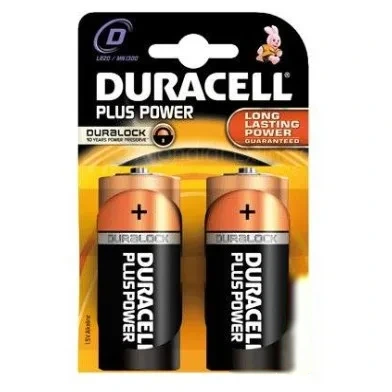 Blister de 2 piles DURACELL - D - LR20 - MN1300