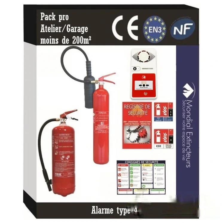 14 - Kit Spécial garage automobile de - 200 M² avec alarme Type 4