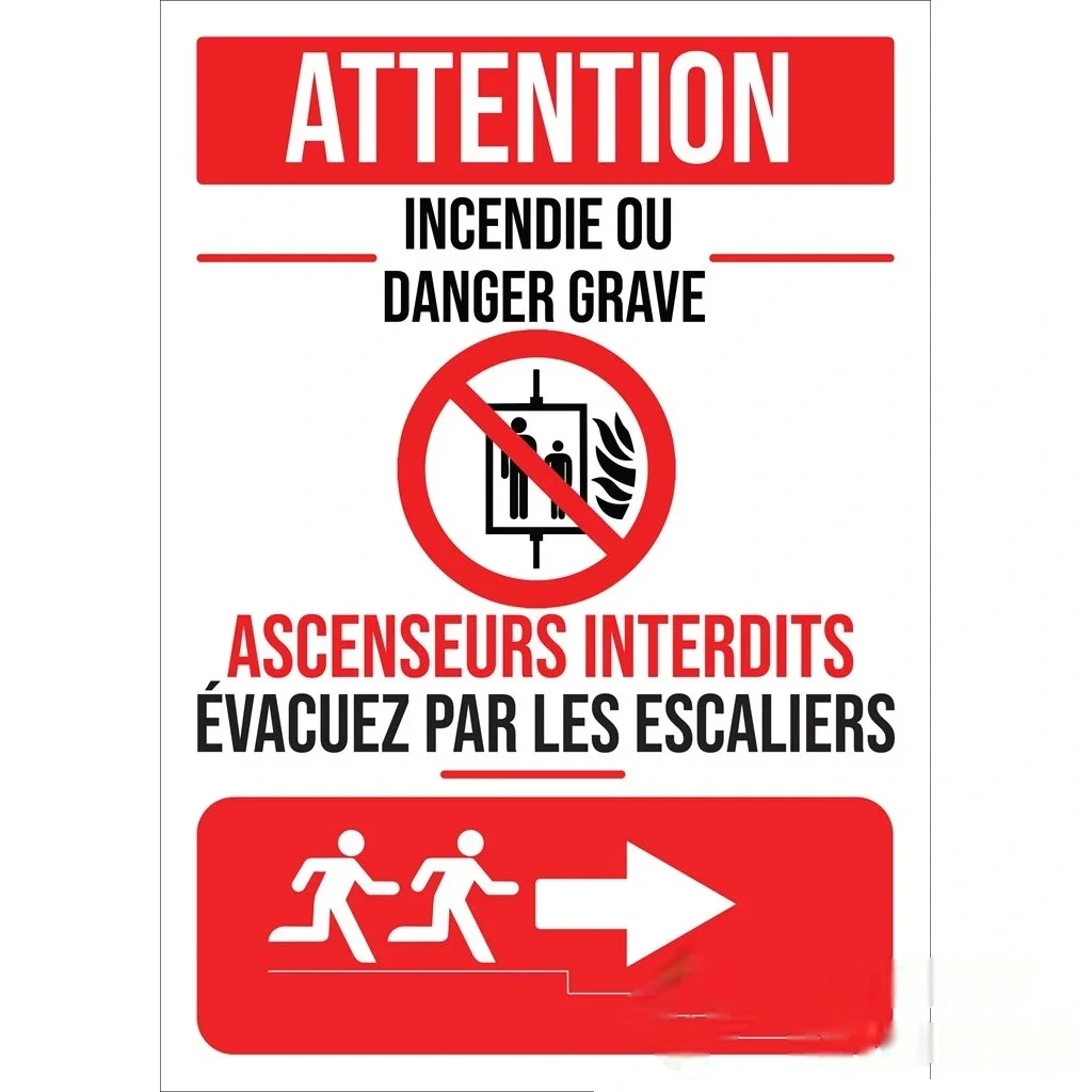 Consignes ascenseur Droit - Format A5