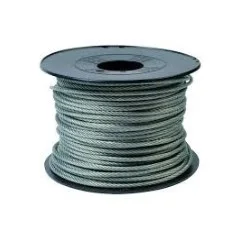 Longueur de 100 m de câble acier galvanisé diamètre 2,4 mm